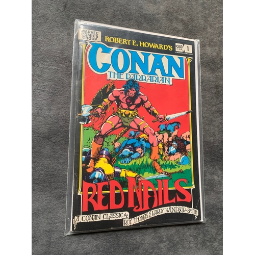 30 - Marvel, Conan the Barbarian issue 1 (RARE ISSUE) Marvel, Conan The barbarian. Red Nails a Conan clas... 