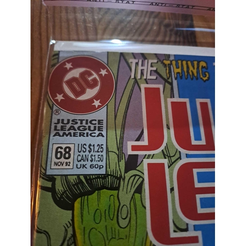 182 - DC  Comics, Justice League America the thing that owned the earth #68DC  Comics, Justice League Amer... 