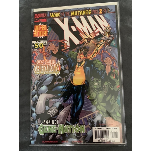 383 - Marvel Comics, X-Man (5 Issues in this Lot)Marvel Comics, X-Man The Wanted #34 January, #44 November... 