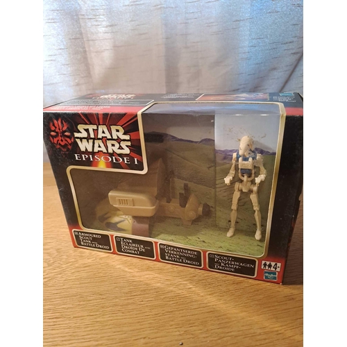 1059 - Star Wars Episode 1 Armoured Scout Tank With Battler Droid, Opening Sheila'S And Vanes Hasbro #8... 