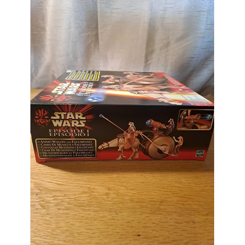 1060 - Star Wars Episode 1 Ammo Wagon And Falumpaset With Launching Energy Balls, Contents: 1 Vehicle, 1 Fa... 