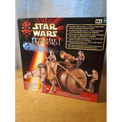 1060 - Star Wars Episode 1 Ammo Wagon And Falumpaset With Launching Energy Balls, Contents: 1 Vehicle, 1 Fa... 