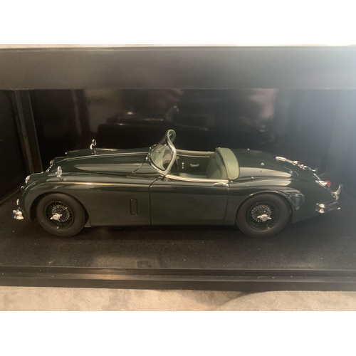 519 - CULT Scale Models Jaguar XK150 OTS 1958CULT Scale Models Jaguar XK150 OTS 1958 (CML03) Green