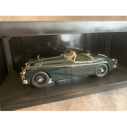 519 - CULT Scale Models Jaguar XK150 OTS 1958CULT Scale Models Jaguar XK150 OTS 1958 (CML03) Green