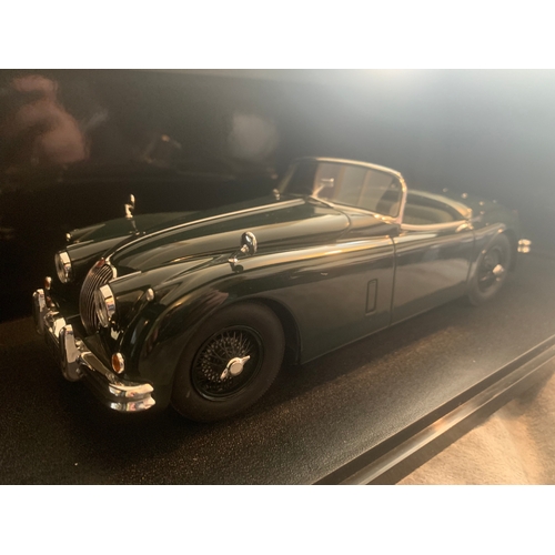 519 - CULT Scale Models Jaguar XK150 OTS 1958CULT Scale Models Jaguar XK150 OTS 1958 (CML03) Green