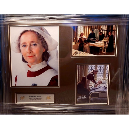 1804 - Gemma Jones Signed And Framed Harry Potter Display Certificate of Aucthenticity