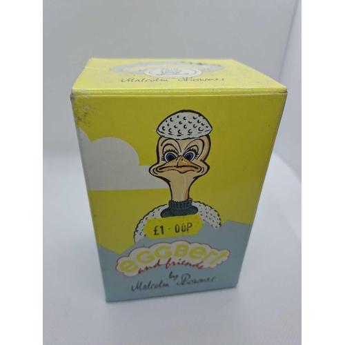 876 - 3 x Eggbert Collectible Boxed. Eggbert Eggs Liles Shelly, Eggbert Eggstortion,Eggbert Lovey Dove.