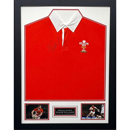 1596 - Shane Williams Wales Rugby Signed Shirt with COA