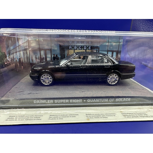 1 - James Bond Scale Diecast, Unopened Bubble Card. Daimler Super Eight, Quantum Of Solace.