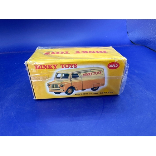 102 - Dinky by Atlas, Bedford, 10 CWT Van #482 Fox is still in cellophane in immaculate condition