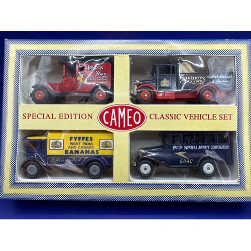 121 - 2 x vehicle sets, one cameo, special addition, classic vehicle, set other unknown