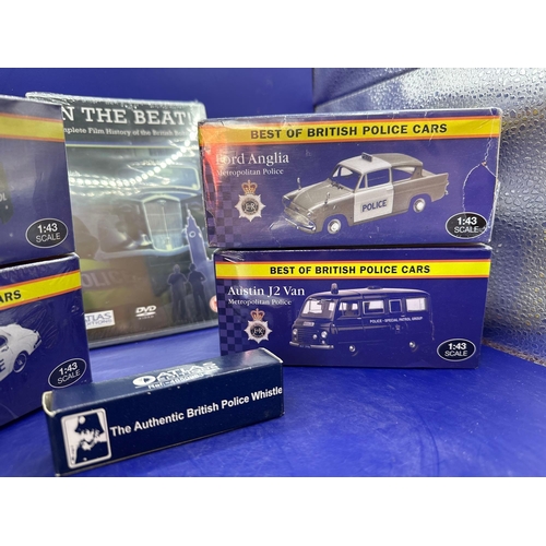 127 - Atlas additions for Car Seats includes DVD and authentic British police whistle. Vehicles include Mo... 