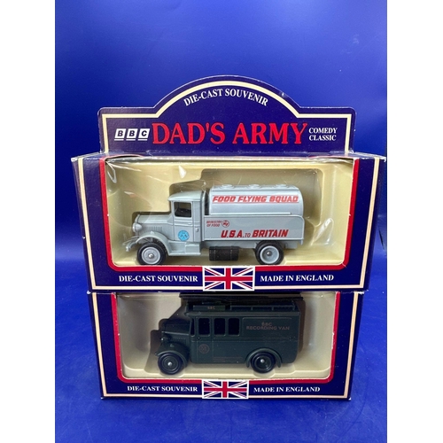 138 - 5 x Lledo diecast souvenir, a BBC special Dads Army comedy classic