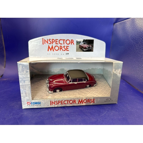 173 - Corgi Classics, Inspector Morse Jaguar 2.4 #01803 as seen on TV