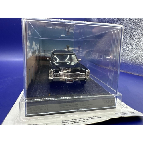 19 - James Bond Scale Diecast, Unopened Bubble Card. Cadillac Hearse, Diamonds are Forever