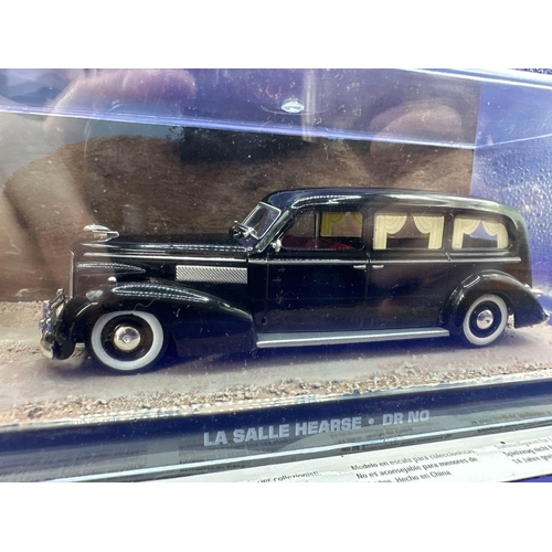 21 - James Bond Scale Diecast, Unopened Bubble Card. LA Salle Hearse. DR NO