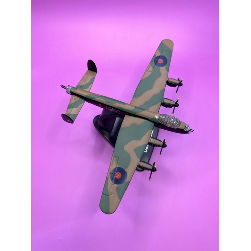 211 - Avro Lancaster Dambuster Plane Model on stand.