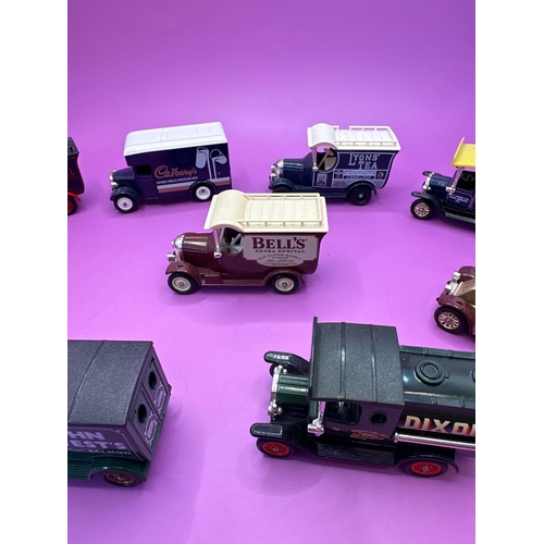 218 - 9 x Lledo Days gone Promotional Diecasts as pictured (unboxed)