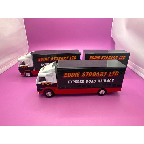 239 - 4 x Corgi Eddie Stobart Lorries Unboxed as pictured