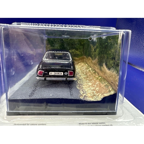 25 - James Bond Scale Diecast, Unopened Bubble Card. Peugeot 504, For Your Eyes Only