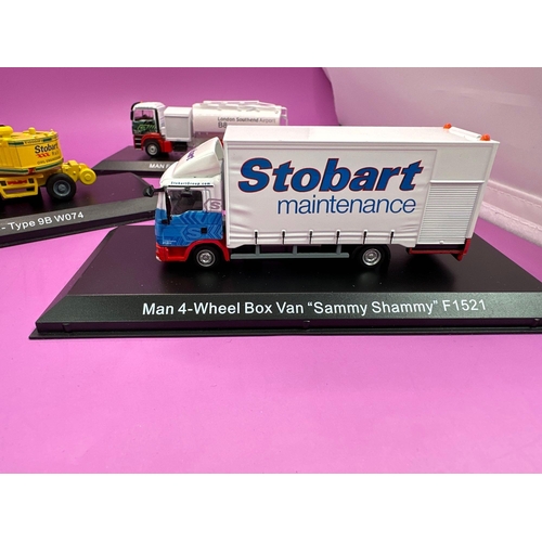 252 - 3 x Atlas additions, special, edition, collectors, model, world of Stobart.