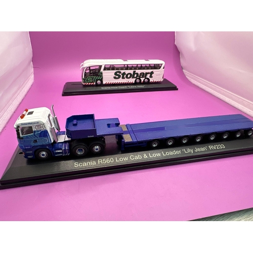 255 - 3 x Atlas additions, special, edition, collectors, model, world of Stobart.