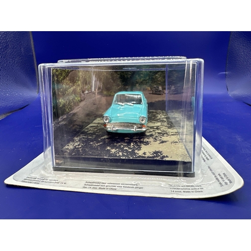 29 - James Bond Scale Diecast, Unopened Bubble Card. Ford Anglia. From Russia With Love