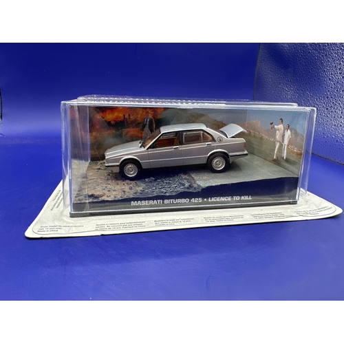 33 - James Bond Scale Diecast, Unopened Bubble Card. Maserati BiTURBO 426. License to Kill