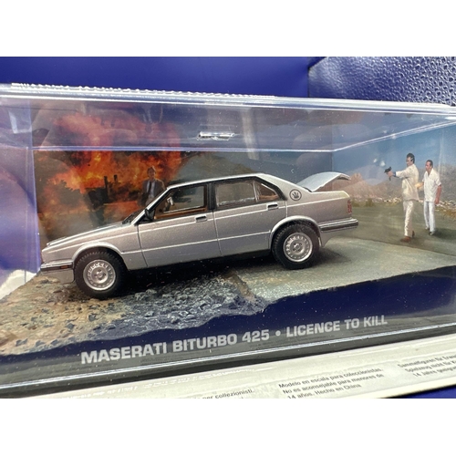 33 - James Bond Scale Diecast, Unopened Bubble Card. Maserati BiTURBO 426. License to Kill