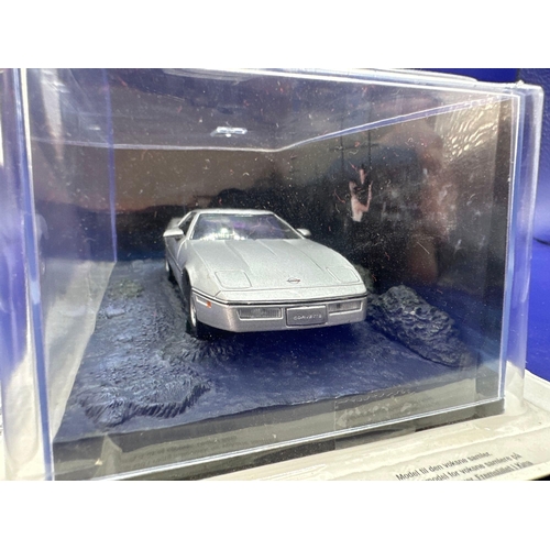 37 - James Bond Scale Diecast, Unopened Bubble Card. Chevrolet Corvette, A view to Kill