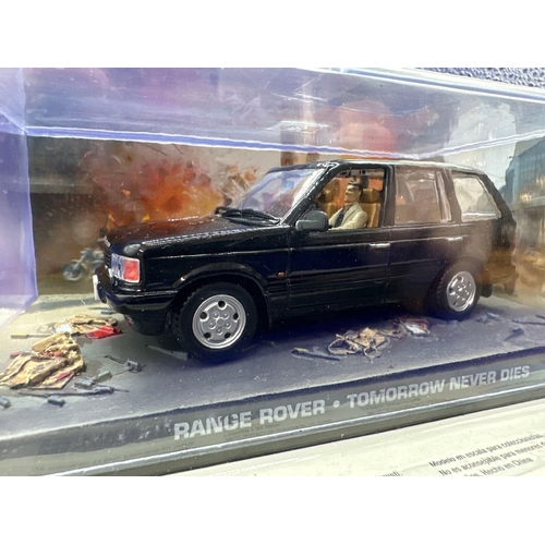 38 - James Bond Scale Diecast, Unopened Bubble Card. Range Rover, Tomorrow Never Dies