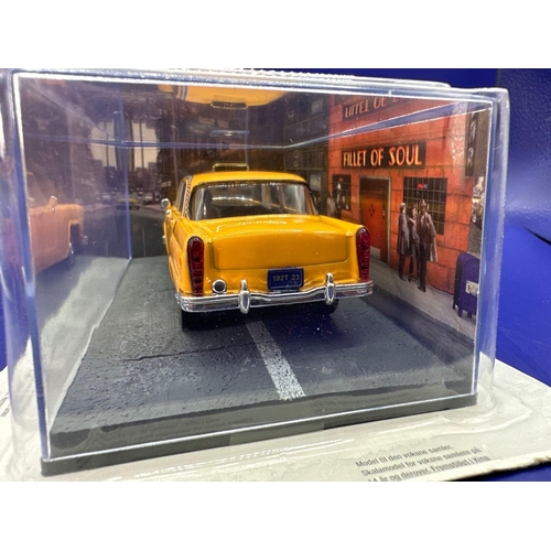 4 - James Bond Scale Diecast, Unopened Bubble Card. Checker Marathon Taxi. Live And Let Die