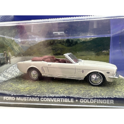 41 - James Bond Scale Diecast, Unopened Bubble Card. Ford Mustang Convertible, Goldfinger