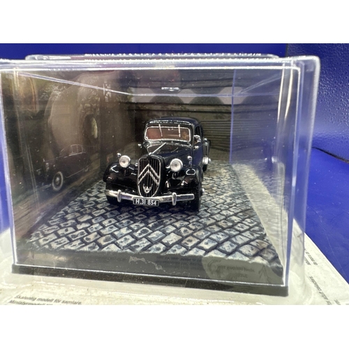 43 - James Bond Scale Diecast, Unopened Bubble Card. Citroen Traction Avant, From Russia with Love