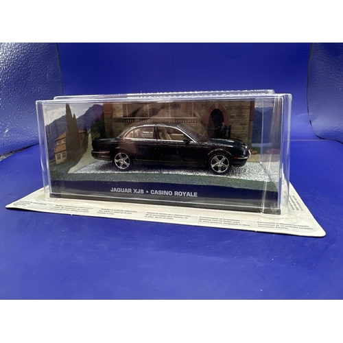 47 - James Bond Scale Diecast, Unopened Bubble Card. Jaguar XJ8, Casino Royale