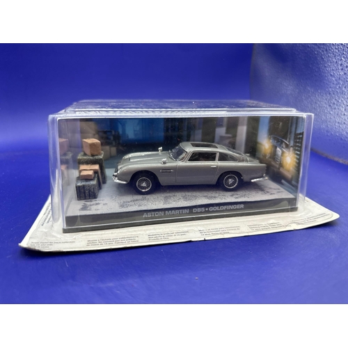 50 - James Bond Scale Diecast, Unopened Bubble Card. Aston Martin DB5, Goldfinger