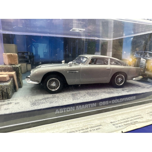 50 - James Bond Scale Diecast, Unopened Bubble Card. Aston Martin DB5, Goldfinger