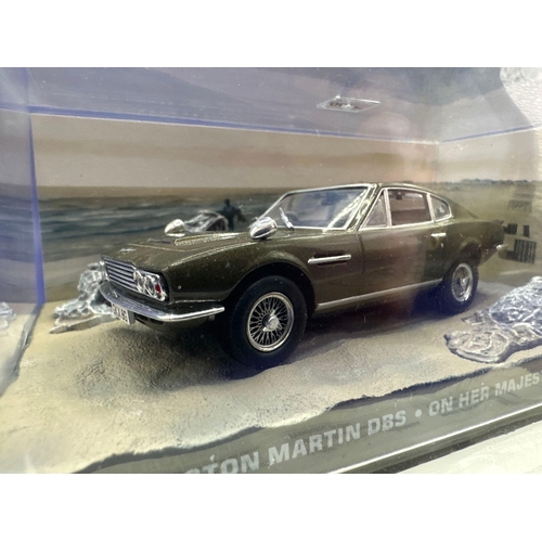 51 - James Bond Scale Diecast, Unopened Bubble Card. Aston Martin DBS, on her Majesty Secret service