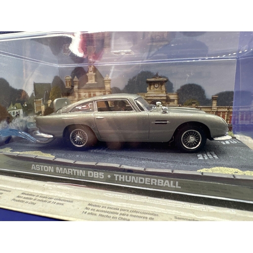 52 - James Bond Scale Diecast, Unopened Bubble Card. Aston Martin DB5, Thunderball