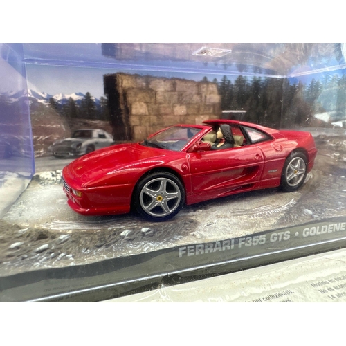 60 - James Bond Scale Diecast, Unopened Bubble Card. Ferrari, F355 GTS, goldeneye.