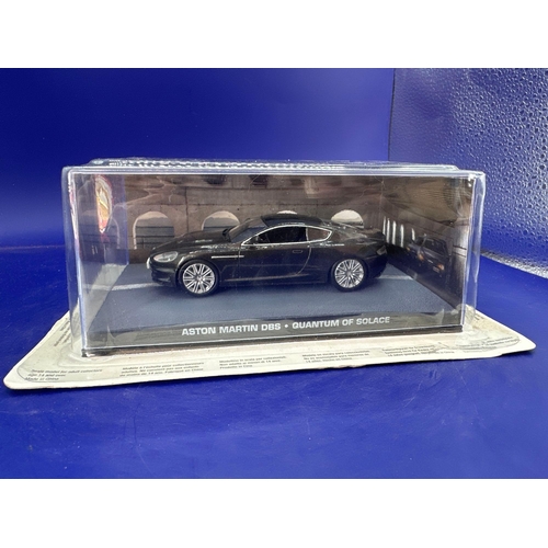 63 - James Bond Scale Diecast, Unopened Bubble Card. Aston, Martin, DBS, quantum of solace