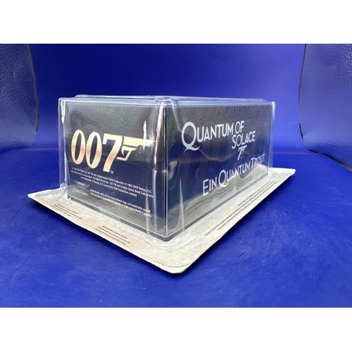 63 - James Bond Scale Diecast, Unopened Bubble Card. Aston, Martin, DBS, quantum of solace