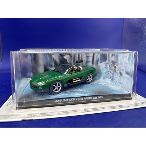 64 - James Bond Scale Diecast, Unopened Bubble Card. Jaguar XKR, die another Day