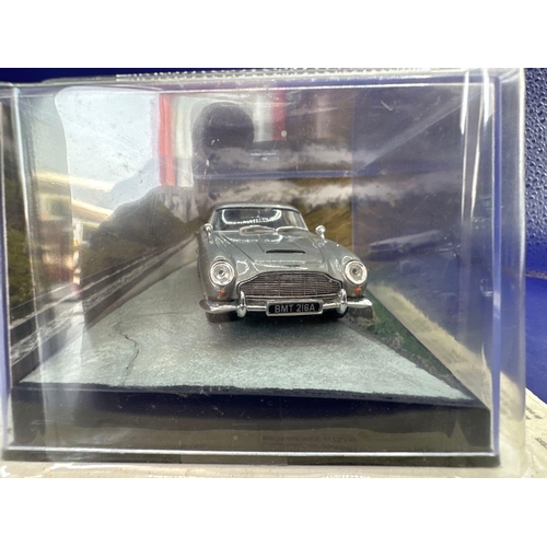 67 - James Bond Scale Diecast, Unopened Bubble Card. Aston Martin DB5 Goldfinger