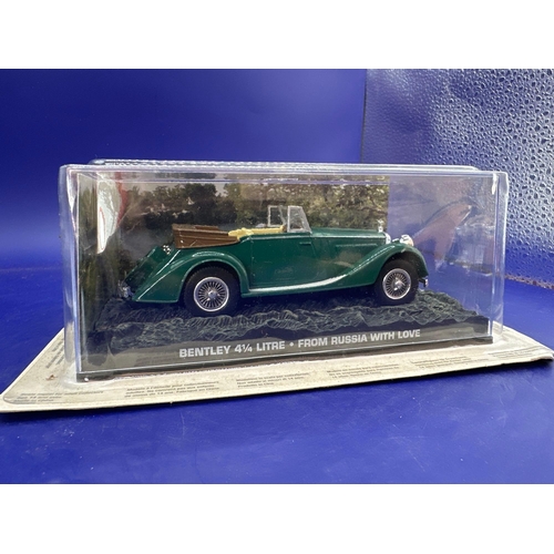 69 - James Bond Scale Diecast, Unopened Bubble Card. Bentley 4 1/4 L from Russia, with Love