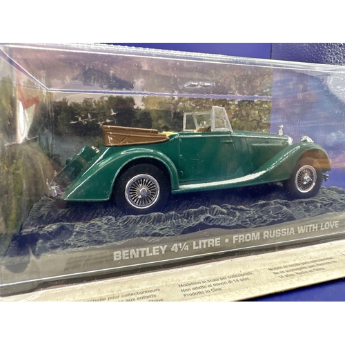 69 - James Bond Scale Diecast, Unopened Bubble Card. Bentley 4 1/4 L from Russia, with Love