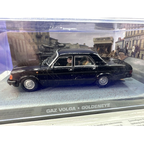 7 - James Bond Scale Diecast, Unopened Bubble Card. Gaz Volga, Golden Eye