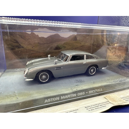 73 - James Bond Scale Diecast, Unopened Bubble Card. Aston Martin DB5 from Skyfall.