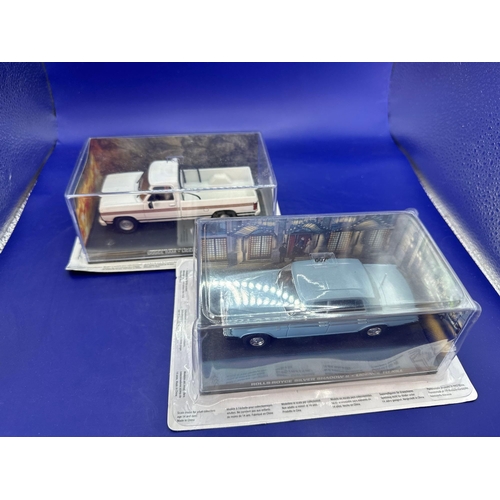 79 - 2 x James Bond Scale Diecast, Unopened Bubble Card. Rolls-Royce silver shadow two and Dodge Ram from... 