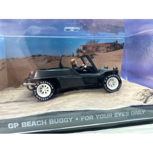 9 - James Bond Scale Diecast, Unopened Bubble Card. GP Beach Buggy, For Your Eyes Only